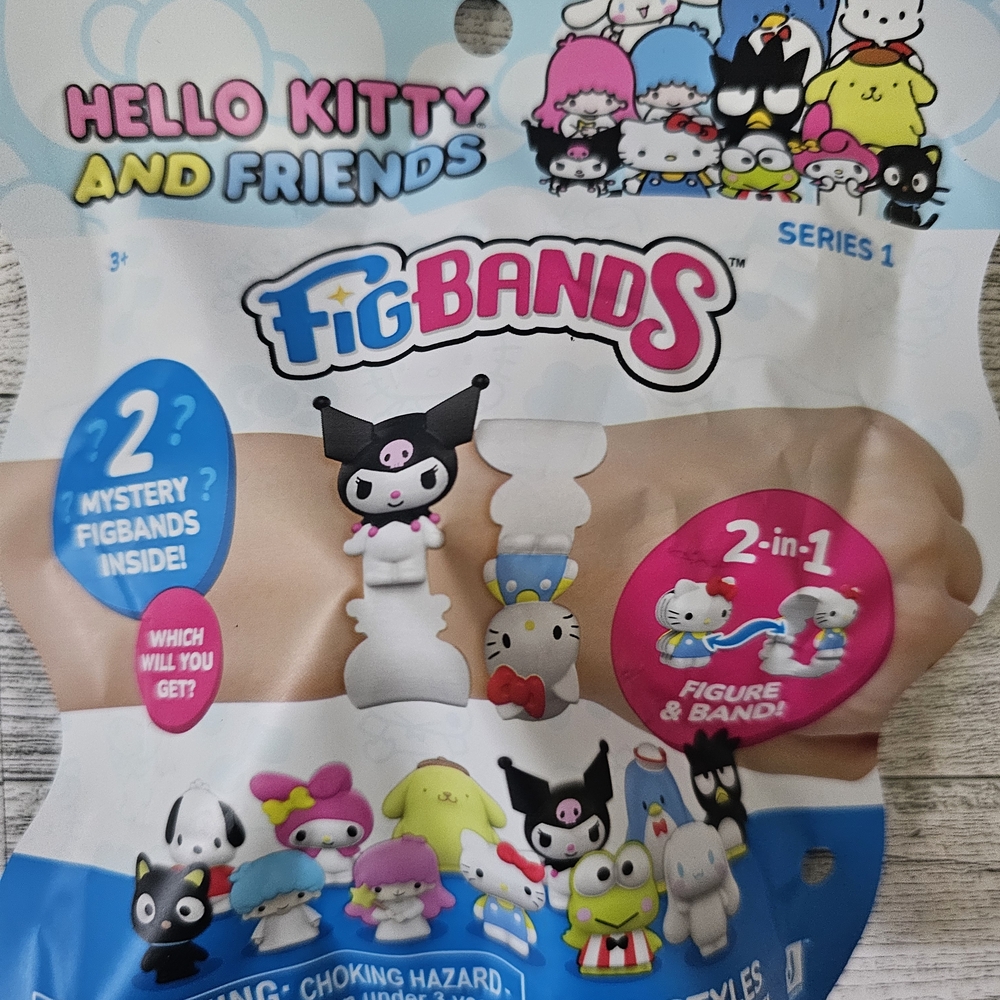Hello Kitty FigBands Mystery Pack - Pink, Blue, Black